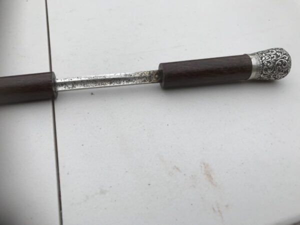 Russian silver topped gentleman’s walking stick sword stick Miscellaneous 11