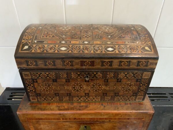 Tunbridge ware Box stunning work Antique Boxes 3