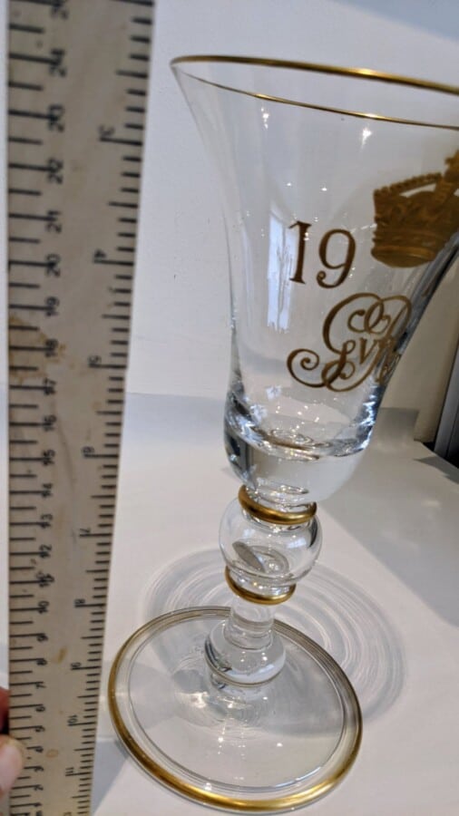 Coronation Goblet coronation Antique Glassware 5