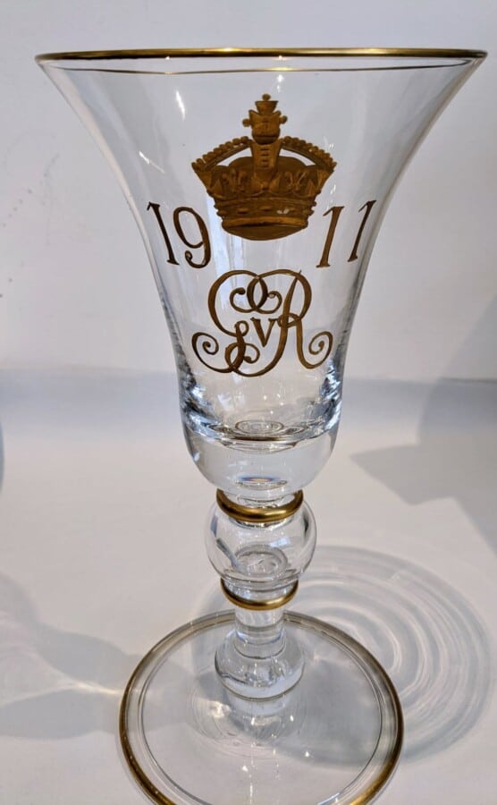 Coronation Goblet coronation Antique Glassware 3