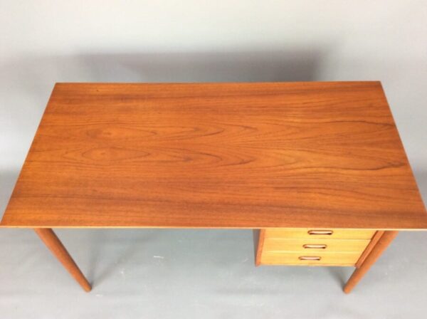 Danish Mid Century Teak Writing Desk by Arne Vodder - Image 5
