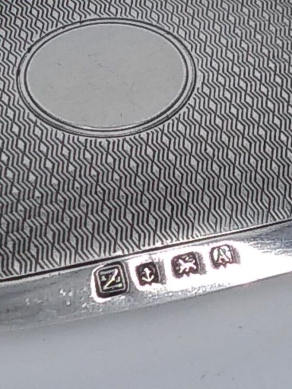 M & J Zimurman Silver Hip Flask - Image 2