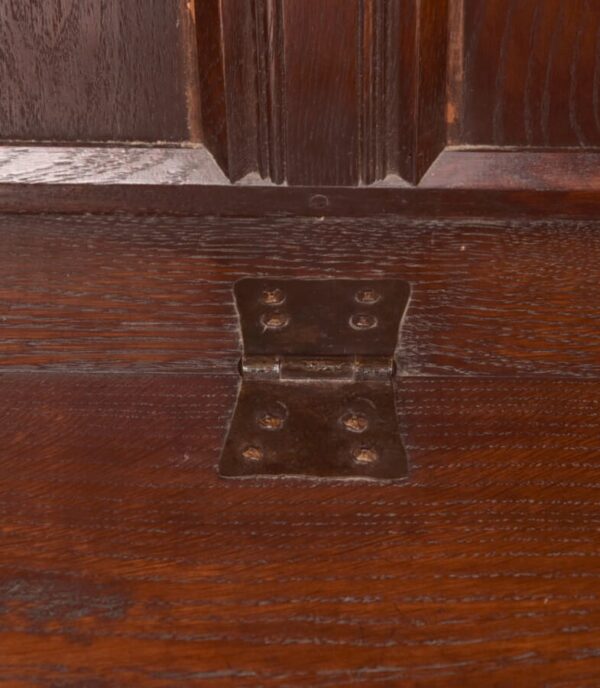 19th Century Oak Bench/ Hall Seat/ Settle SAI2713 - Image 3
