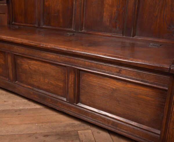 19th Century Oak Bench/ Hall Seat/ Settle SAI2713 Antique Furniture 8