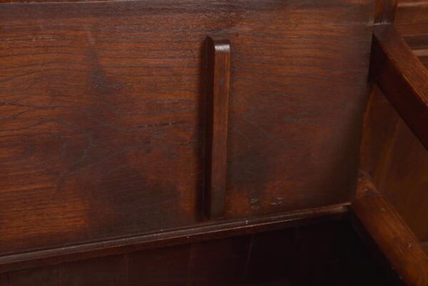 19th Century Oak Bench/ Hall Seat/ Settle SAI2713 - Image 9