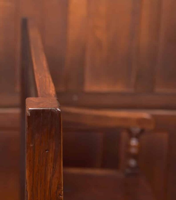 19th Century Oak Bench/ Hall Seat/ Settle SAI2713 Antique Furniture 17