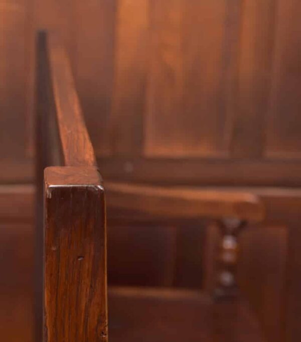 19th Century Oak Bench/ Hall Seat/ Settle SAI2713 - Image 15