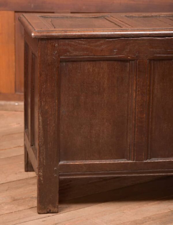18th Century Oak Coffer/ Storage / Blanket Box SAI2727 - Image 7