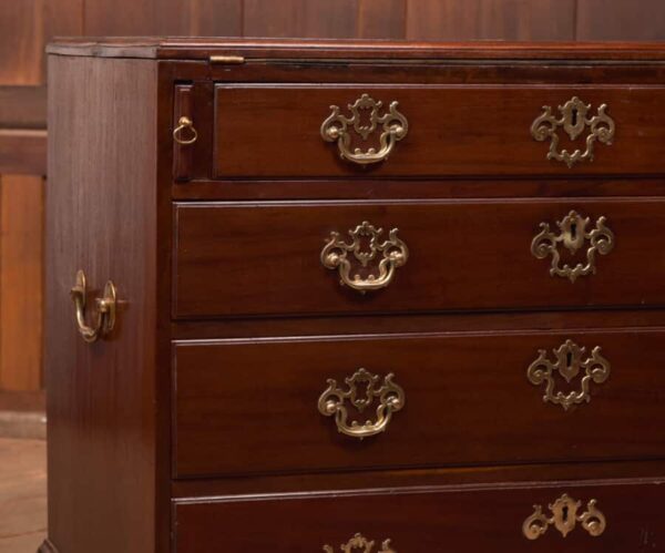 Georgian Fold Over Bachelors Chest Of Drawers SAI2733 Antique Chest Of Drawers 11