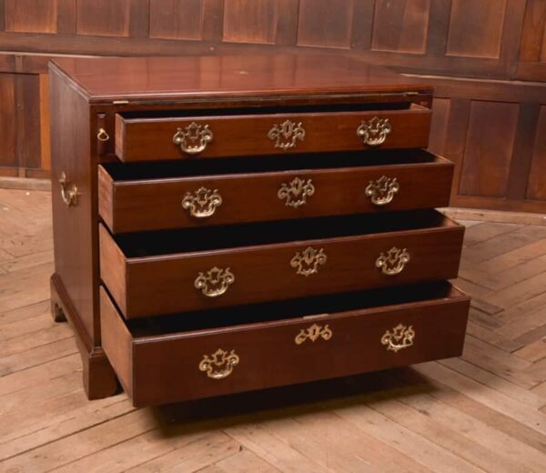 Georgian Fold Over Bachelors Chest Of Drawers SAI2733 Antique Chest Of Drawers 15