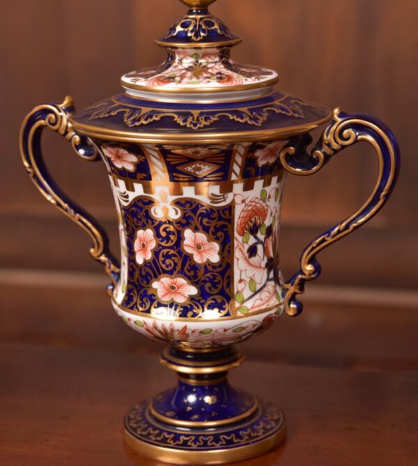 Set Of 3 Royal Crown Derby Imari Vases SAI2735 - Image 4
