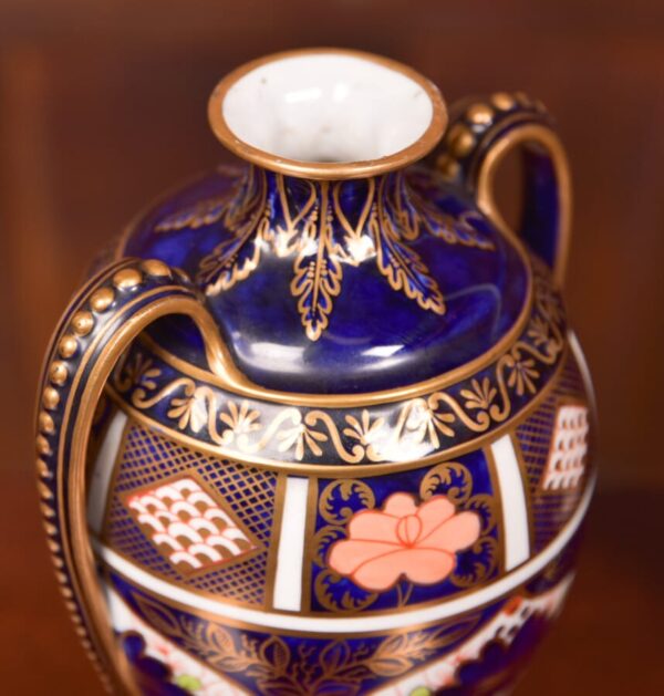 Set Of 3 Royal Crown Derby Imari Vases SAI2735 - Image 7