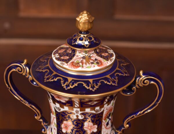 Set Of 3 Royal Crown Derby Imari Vases SAI2735 - Image 9