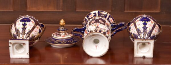 Set Of 3 Royal Crown Derby Imari Vases SAI2735 Royal Crown Derby Antique Ceramics 18