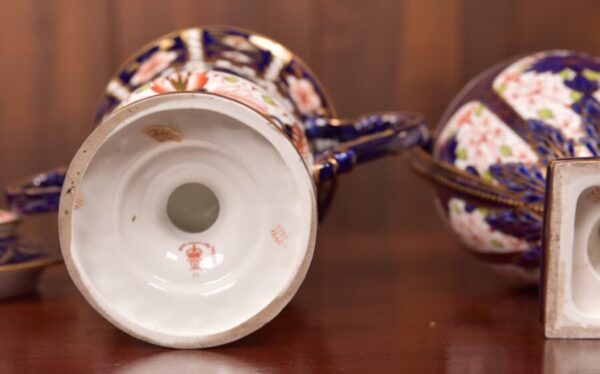 Set Of 3 Royal Crown Derby Imari Vases SAI2735 - Image 14