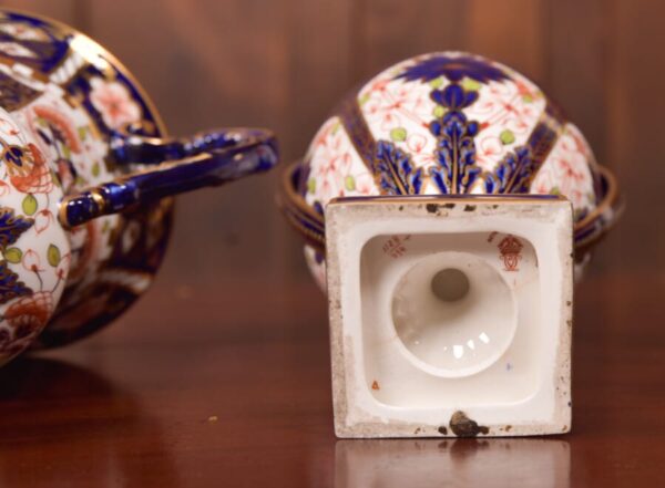 Set Of 3 Royal Crown Derby Imari Vases SAI2735 - Image 13