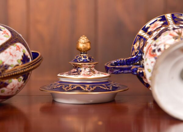 Set Of 3 Royal Crown Derby Imari Vases SAI2735 - Image 12