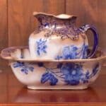 Victorian 4 Piece Doulton Burslem Jug And Basin Set SAI2731 Doulton Antique Ceramics