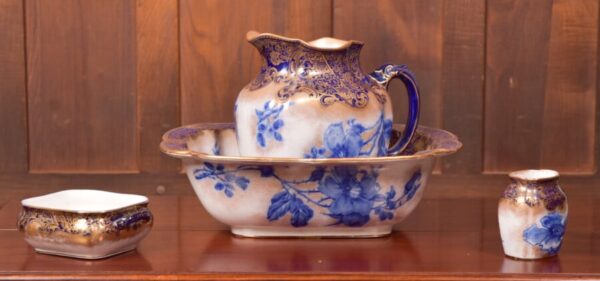 Victorian 4 Piece Doulton Burslem Jug And Basin Set SAI2731