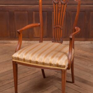 Edwardian Satin Wood Arm Chair SAI2744 Antique Chairs