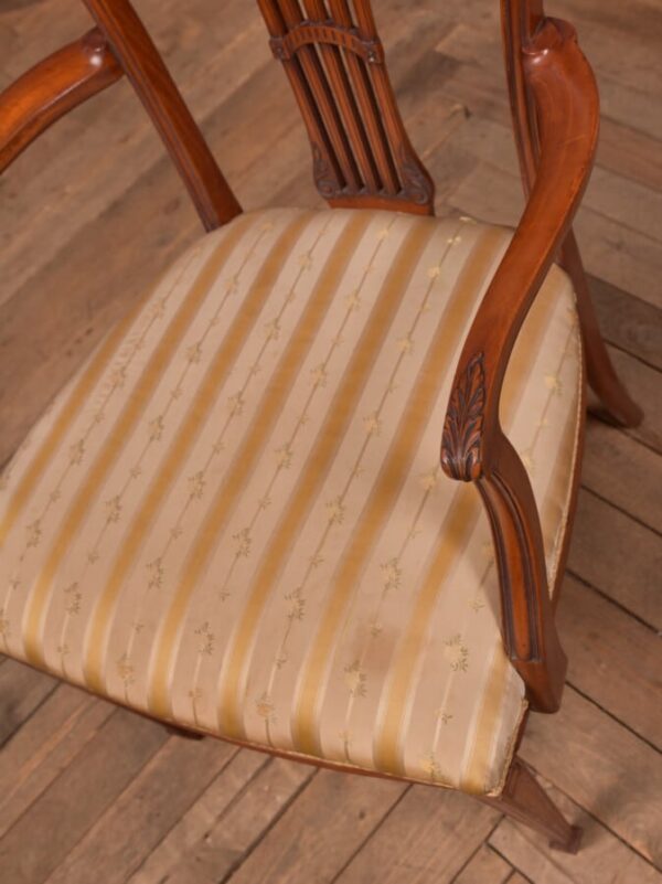 Edwardian Satin Wood Arm Chair SAI2744 Antique Chairs 8