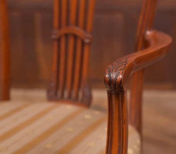 Edwardian Satin Wood Arm Chair SAI2744 Antique Chairs 9
