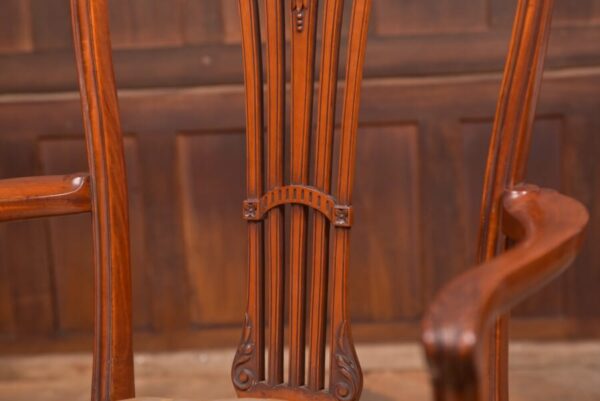 Edwardian Satin Wood Arm Chair SAI2744 Antique Chairs 16