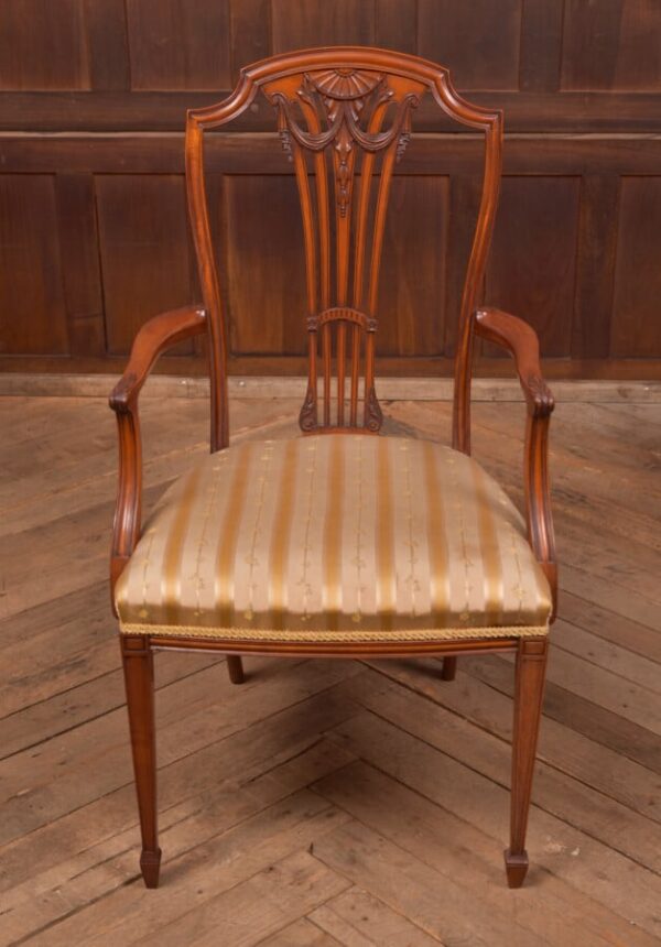 Edwardian Satin Wood Arm Chair SAI2744 - Image 11
