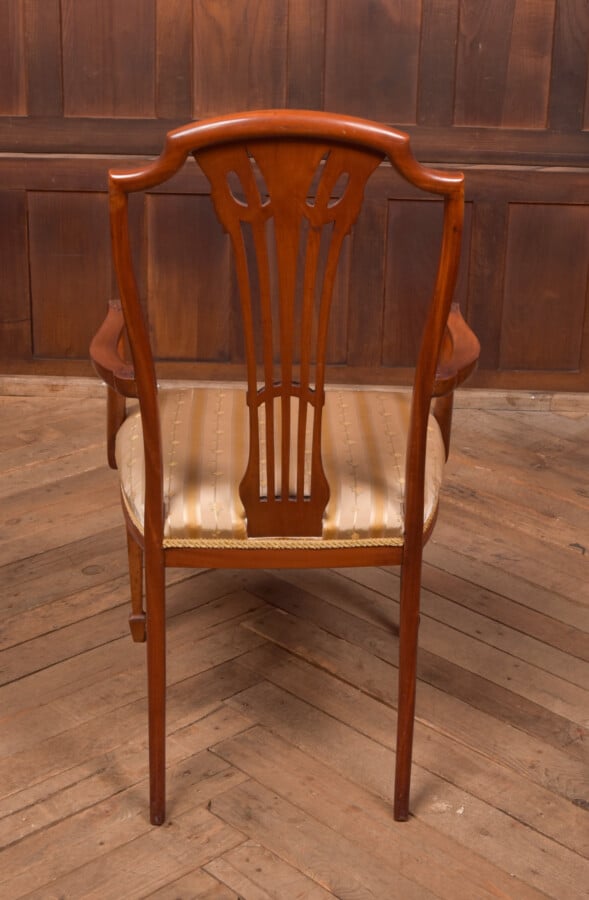 Edwardian Satin Wood Arm Chair SAI2744 Antique Chairs 10