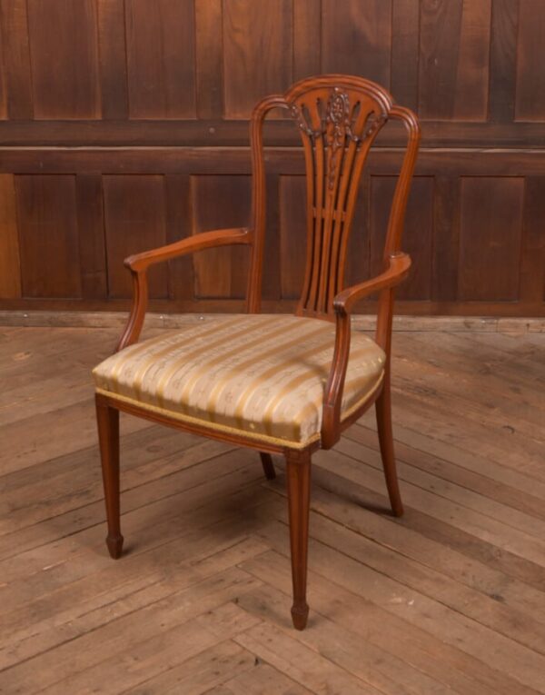 Edwardian Satin Wood Arm Chair SAI2745 Antique Chairs 3