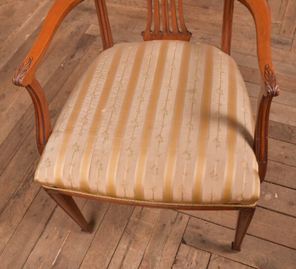 Edwardian Satin Wood Arm Chair SAI2745 Antique Chairs 13
