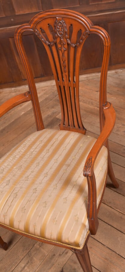 Edwardian Satin Wood Arm Chair SAI2745 Antique Chairs 11