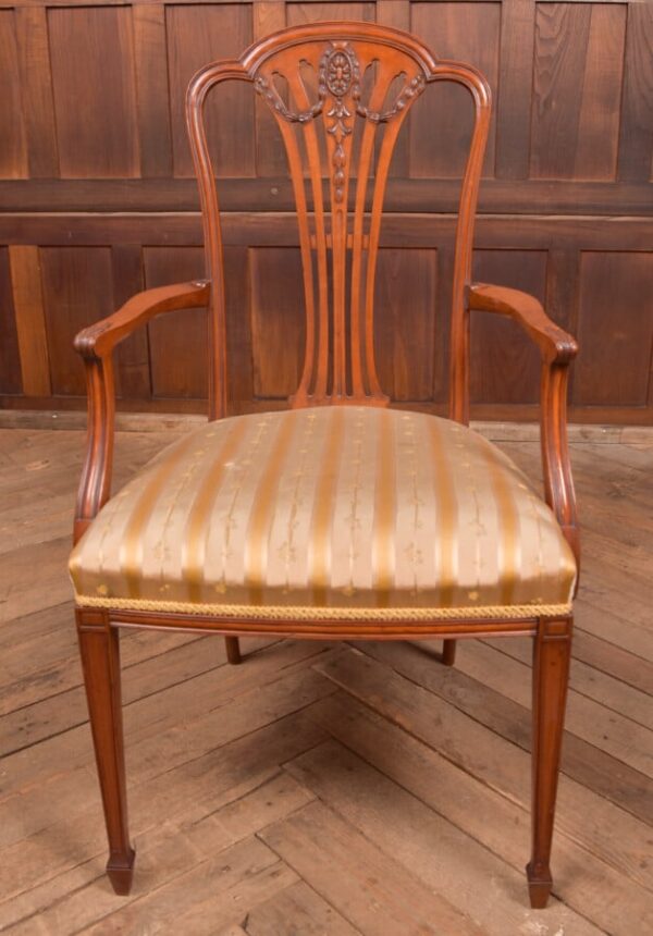 Edwardian Satin Wood Arm Chair SAI2745 - Image 5