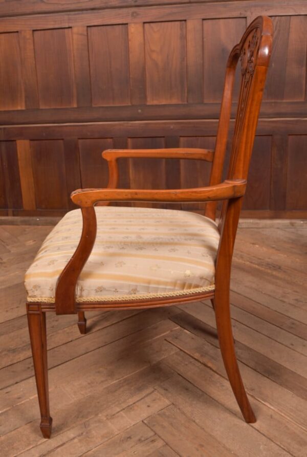 Edwardian Satin Wood Arm Chair SAI2745 Antique Chairs 4