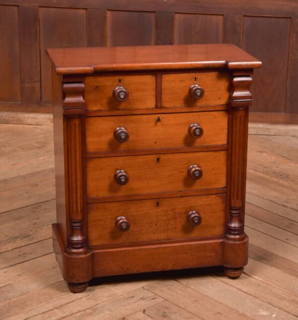 Victorian Miniature Mahogany Ogee / Chest Of Drawers SAI2750 Antique Chest Of Drawers 3