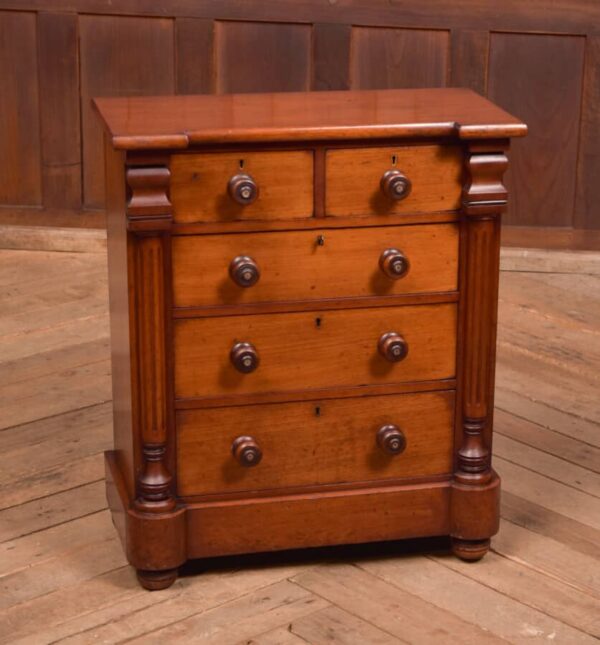 Victorian Miniature Mahogany Ogee / Chest Of Drawers SAI2750