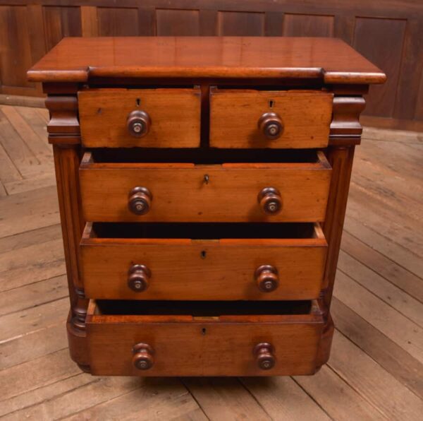 Victorian Miniature Mahogany Ogee / Chest Of Drawers SAI2750 - Image 8
