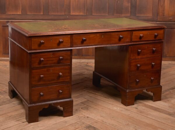 Victorian Mahogany Knee Hole Desk SAI2742 - Image 4