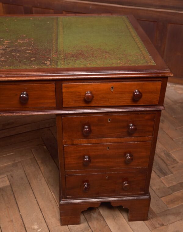 Victorian Mahogany Knee Hole Desk SAI2742 - Image 7