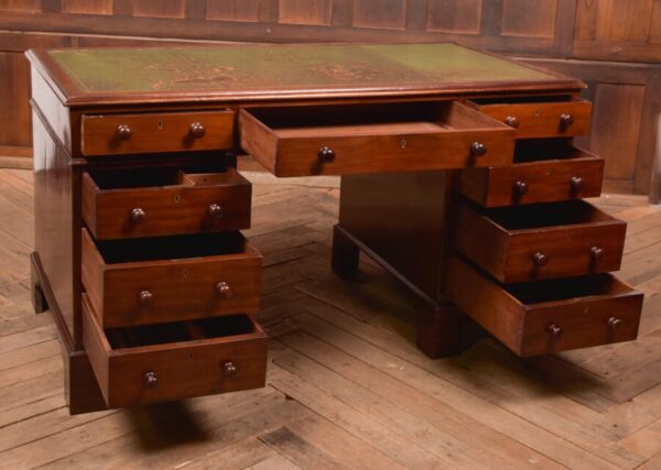 Victorian Mahogany Knee Hole Desk SAI2742 - Image 9