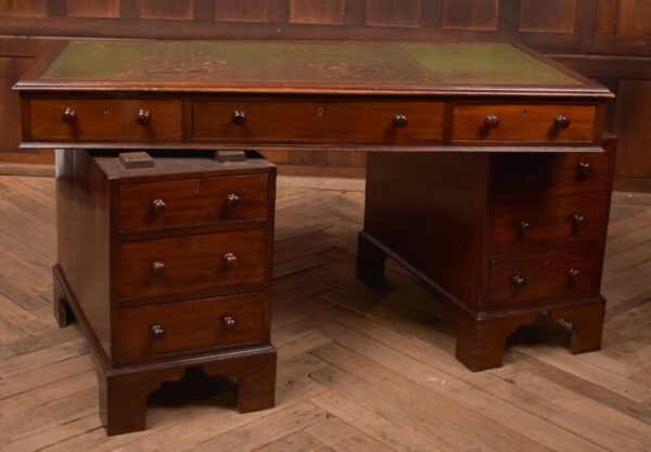 Victorian Mahogany Knee Hole Desk SAI2742 - Image 18
