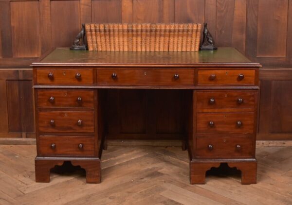 Victorian Mahogany Knee Hole Desk SAI2742 - Image 2