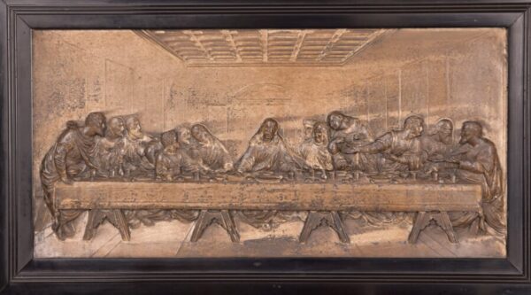 19th Century Metal Work " The Last Supper" SAI2747 - Image 2