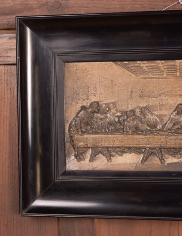 19th Century Metal Work ” The Last Supper” SAI2747 Antique Art 7