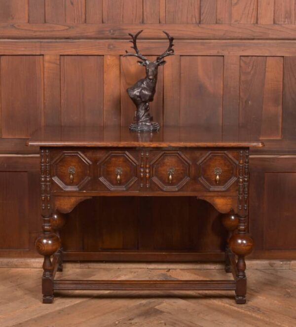 Edwardian Oak Jacobean Side Table SAI2739 Antique Tables 3