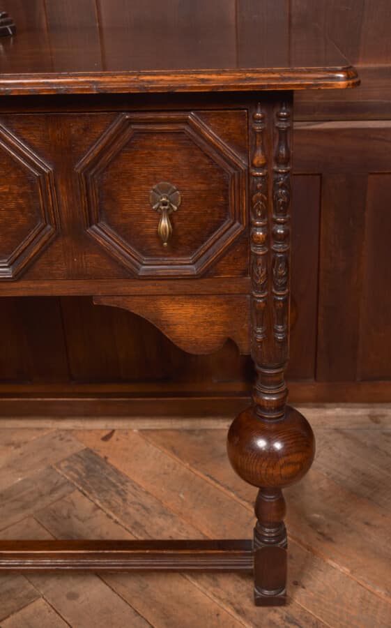 Edwardian Oak Jacobean Side Table SAI2739 Antique Tables 4