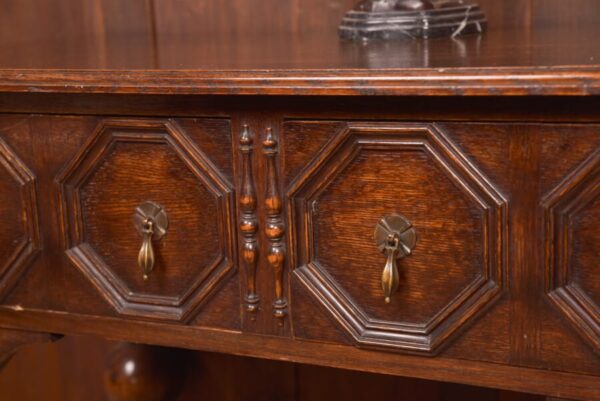 Edwardian Oak Jacobean Side Table SAI2739 - Image 3