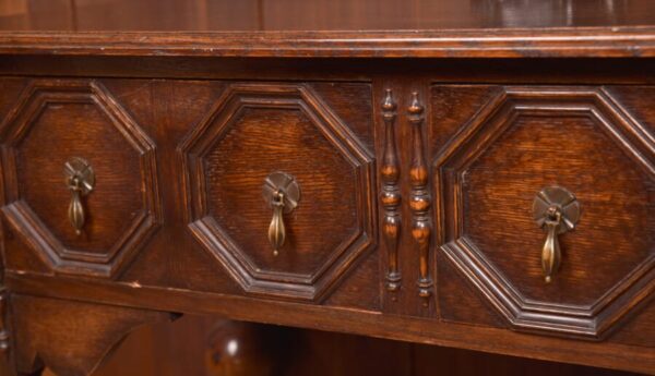 Edwardian Oak Jacobean Side Table SAI2739 - Image 4