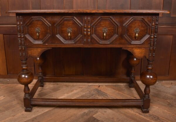 Edwardian Oak Jacobean Side Table SAI2739 - Image 8