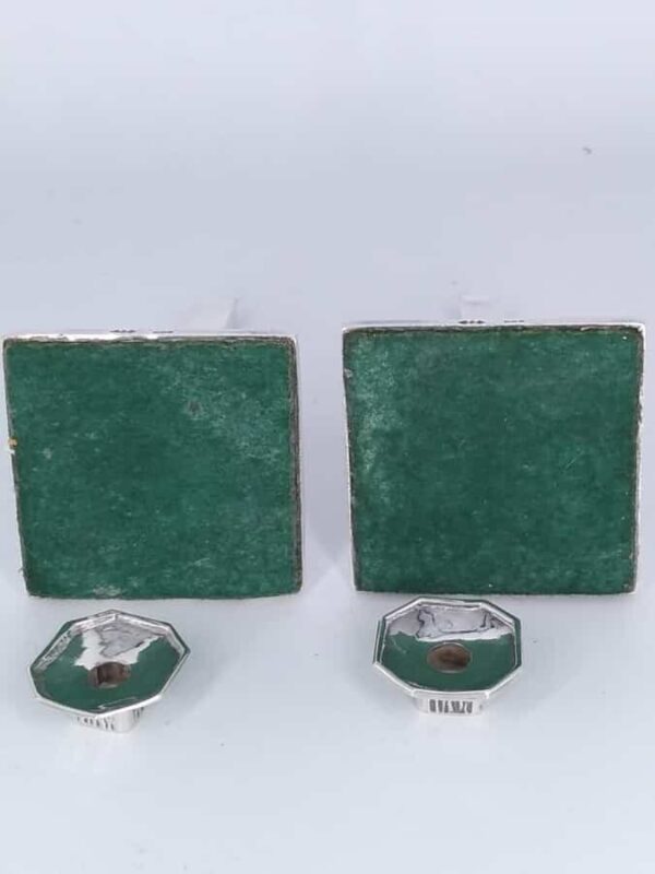 Pair of Short Edinburgh Silver Candlesticks - Image 7